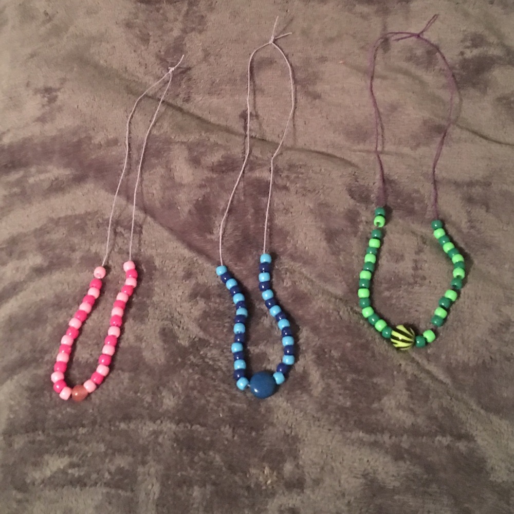 Pattern necklaces