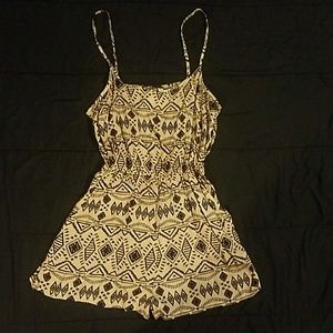 Tribal Print Romper