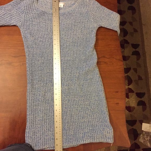 U O Cooperative blue marled sweater dress S - Picture 6 of 8