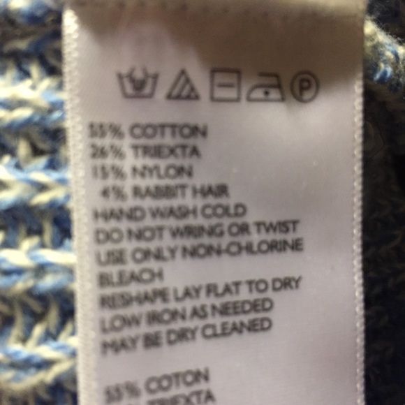 U O Cooperative blue marled sweater dress S - Picture 7 of 8