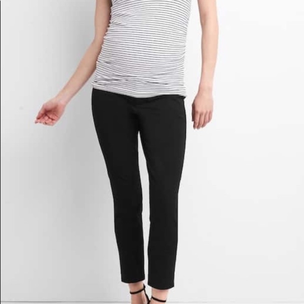 Gap Maternity Inset Panel Skinny Ankle Pants