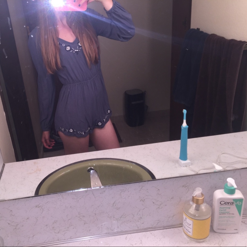 Long sleeve romper