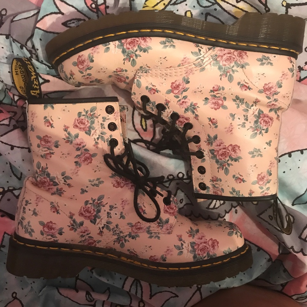 Dr martens floral pascal