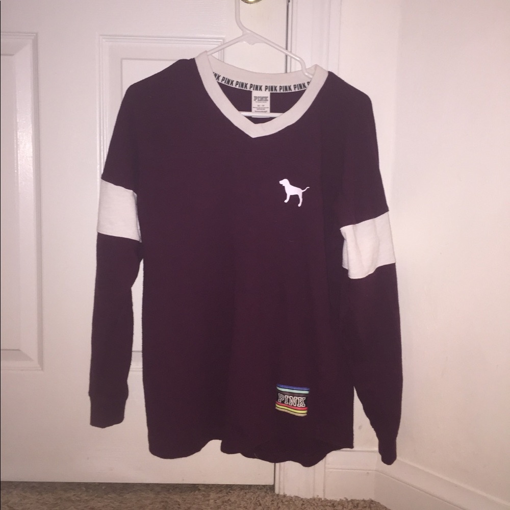 Pink Victoria's Secret xs varsity crew