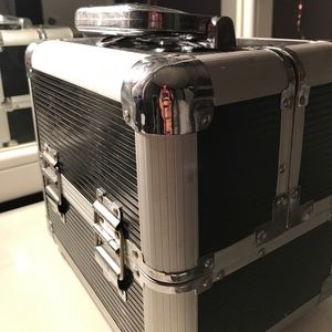 Large makeup case/holder with lock.