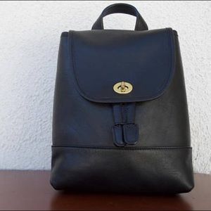 Vintage Coach Black Backpack 9960 Small/Medium EUC