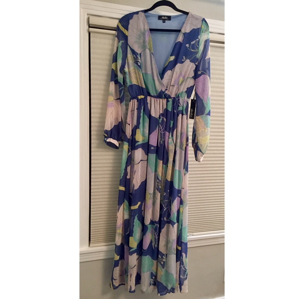 LuLu*s Floral Print Maxi Dress