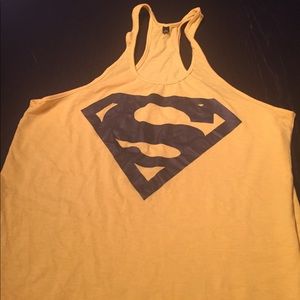 Yellow Muscle Stringer. Large. Men's.