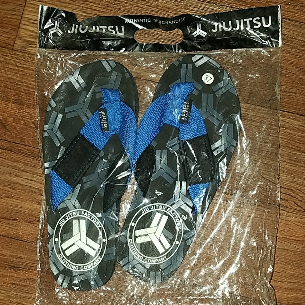 Jiu Jitsu Factory blue rank sandels
