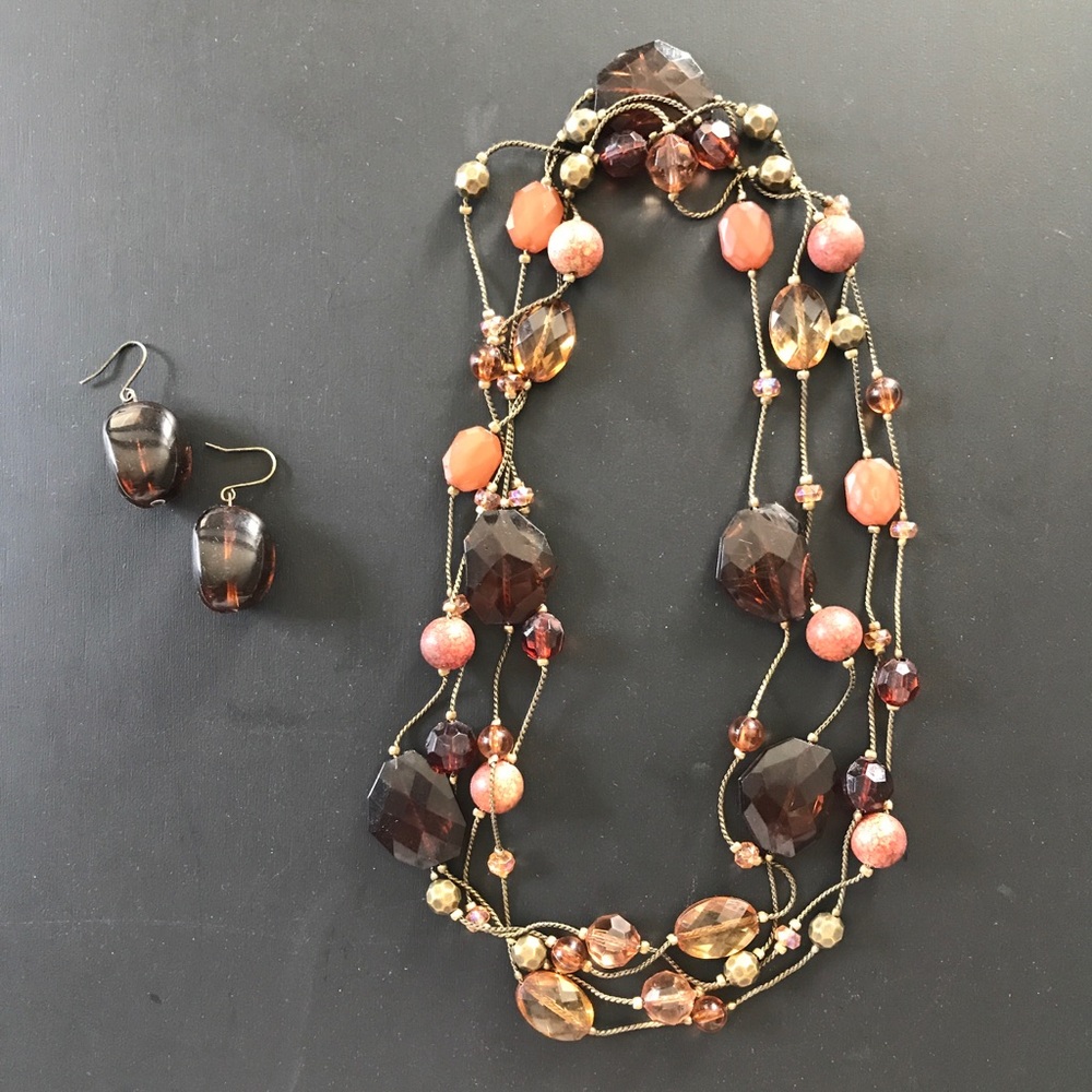 Glass Bead Jewelry Set