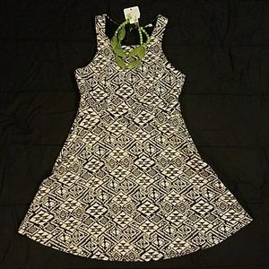 Tribal Teacup Dress with Lime Green Accessories