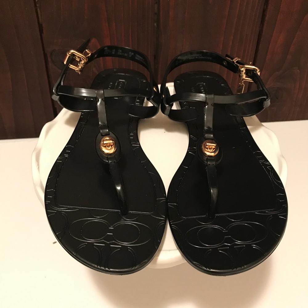 AUTHENTIC Coach Open Toe Thong Sandal, Size 7.5