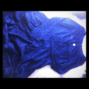 Royal blue elegant dress