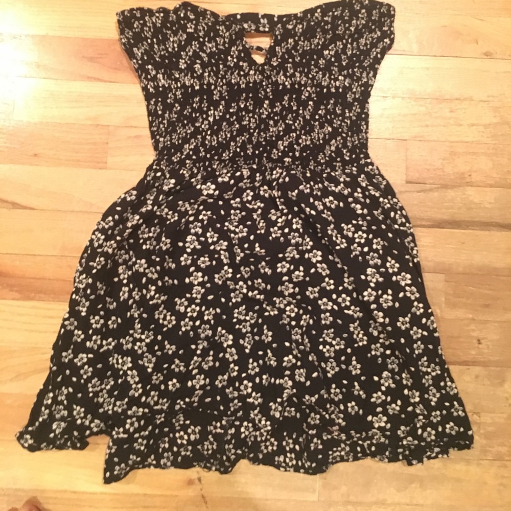 STRAPPY BACK smocked dress