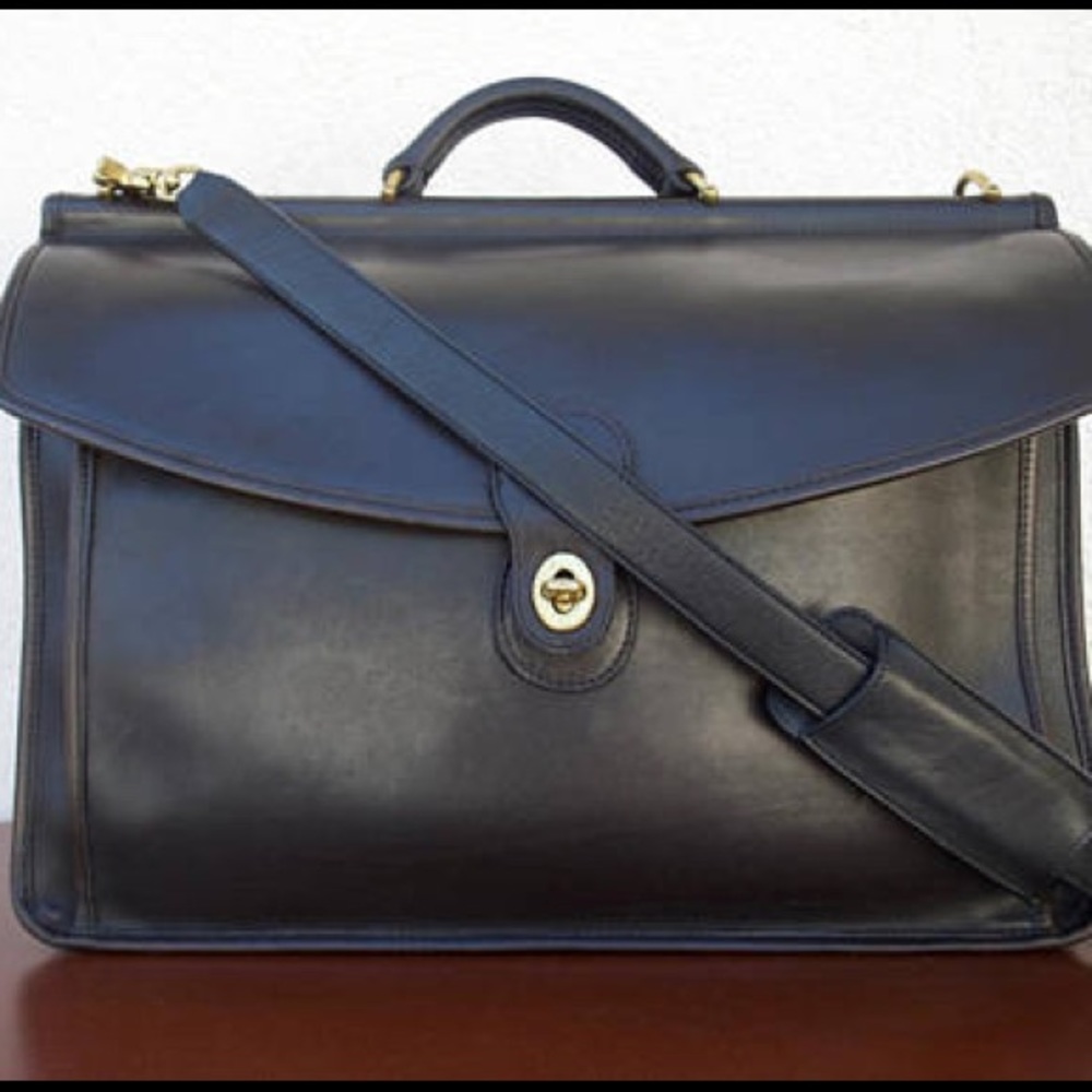 Vintage Coach Beekman 5266 Unisex LeatherBriefcase