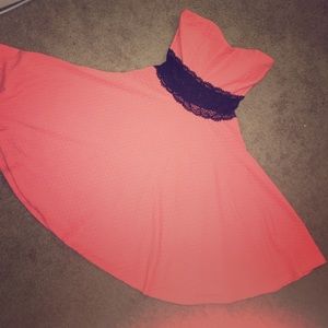 Peach dress