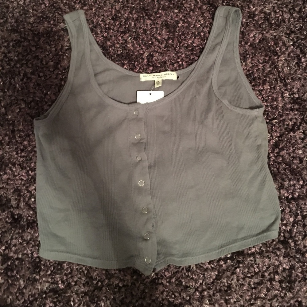Periwinkle UO crop top