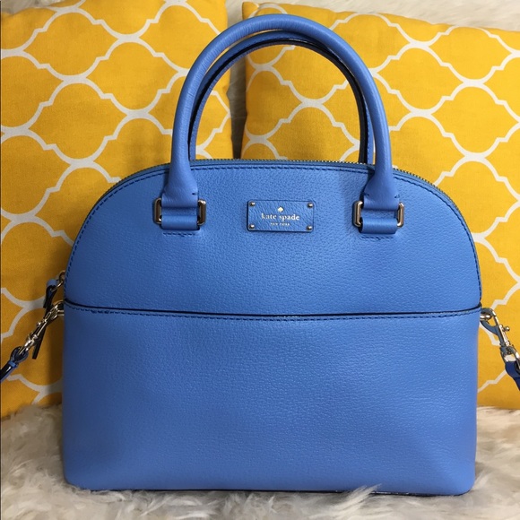 kate spade Handbags - 🌸FLASH⬇️🌸Kate Spade All Leather Sky Blue Satchel
