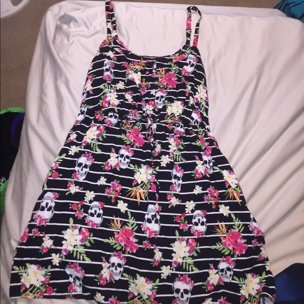 Black floral Hot Topic dress