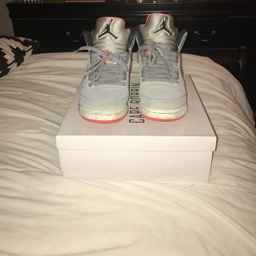 Authentic Retro #5 (Hot Lava) Air Jordan's.