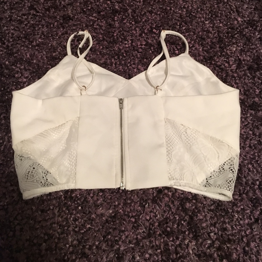 Lacey Sides Crop Top