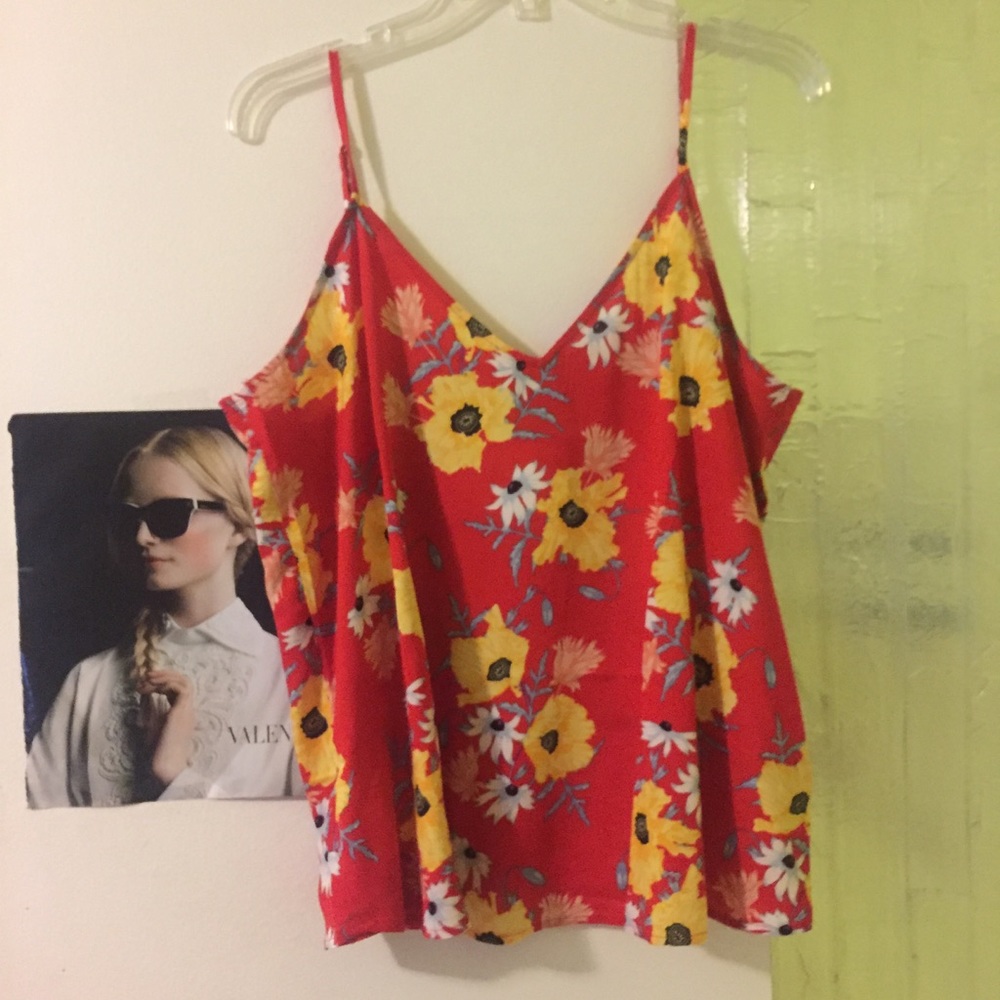 H&M Floral Print tank top