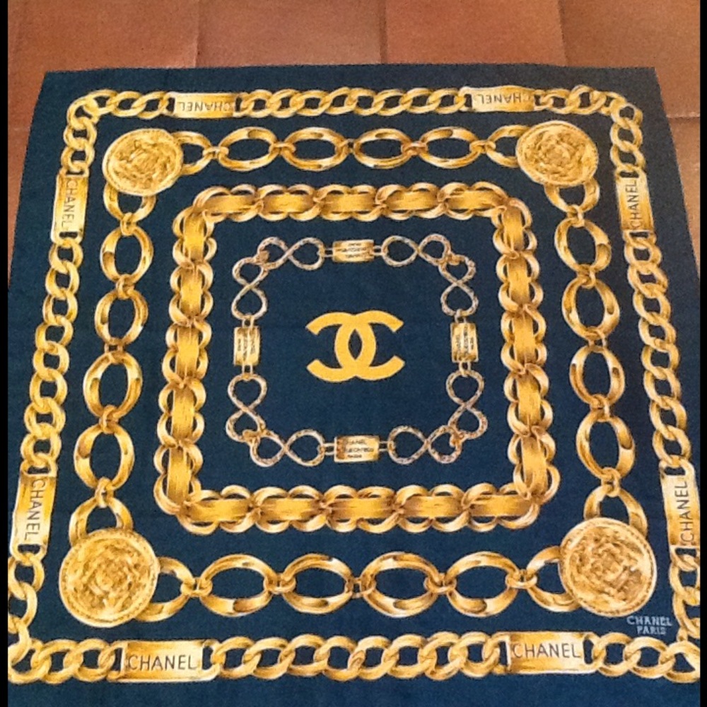 Authentic Silk Chanel Scarf