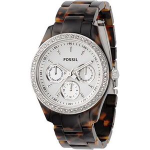 Fossil "Stella" Faux Tortoise Glitz Watch