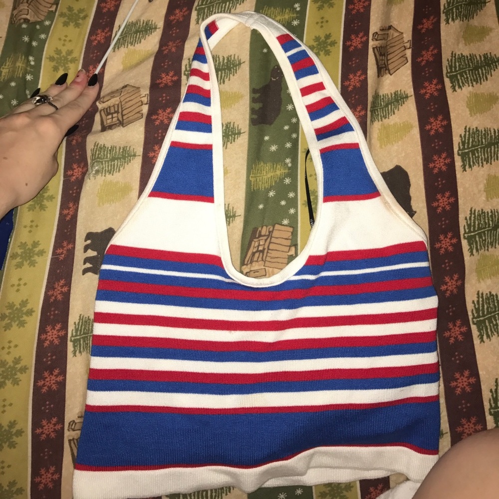 Striped halter top!