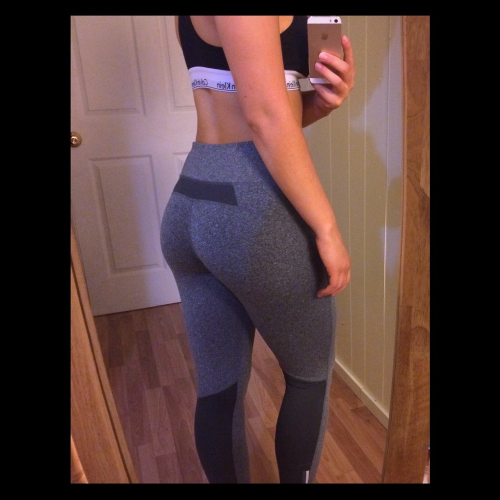 Charcoal Gray Workout Leggings