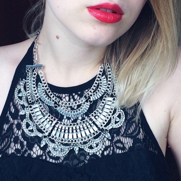 Crystal statement Necklace - Picture 4 of 4