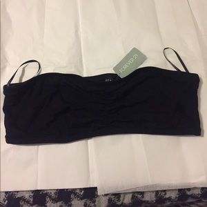Black Plus Size Bandeau