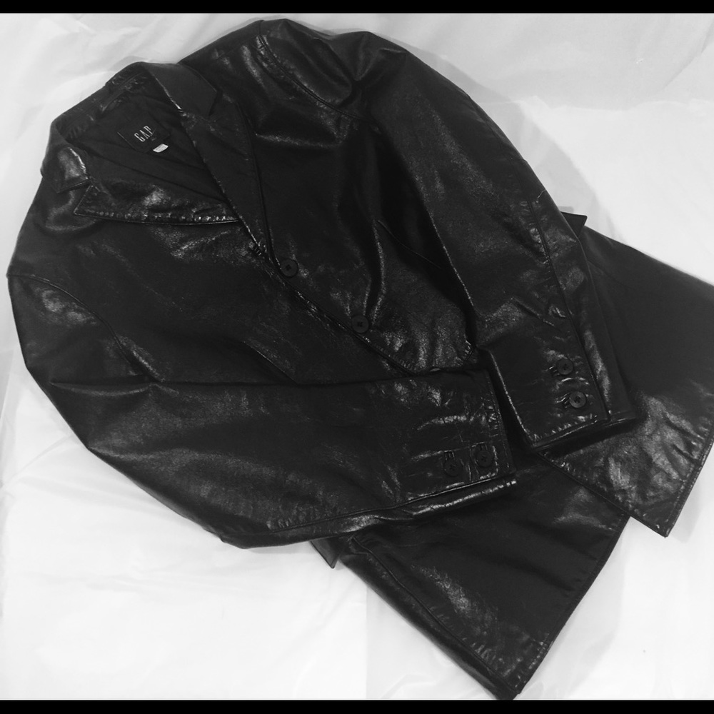 Gap leather jacket