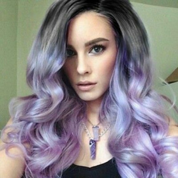 Ombre Purple Beauty Lacefront Wig main image 5