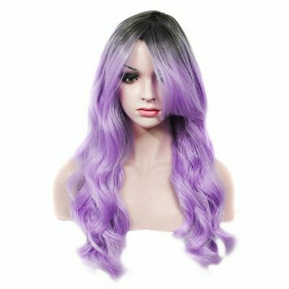 Ombre Purple Beauty Lacefront Wig main image 4