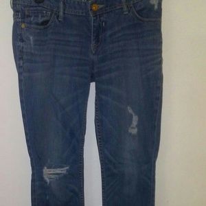 Express women's distressed jeans