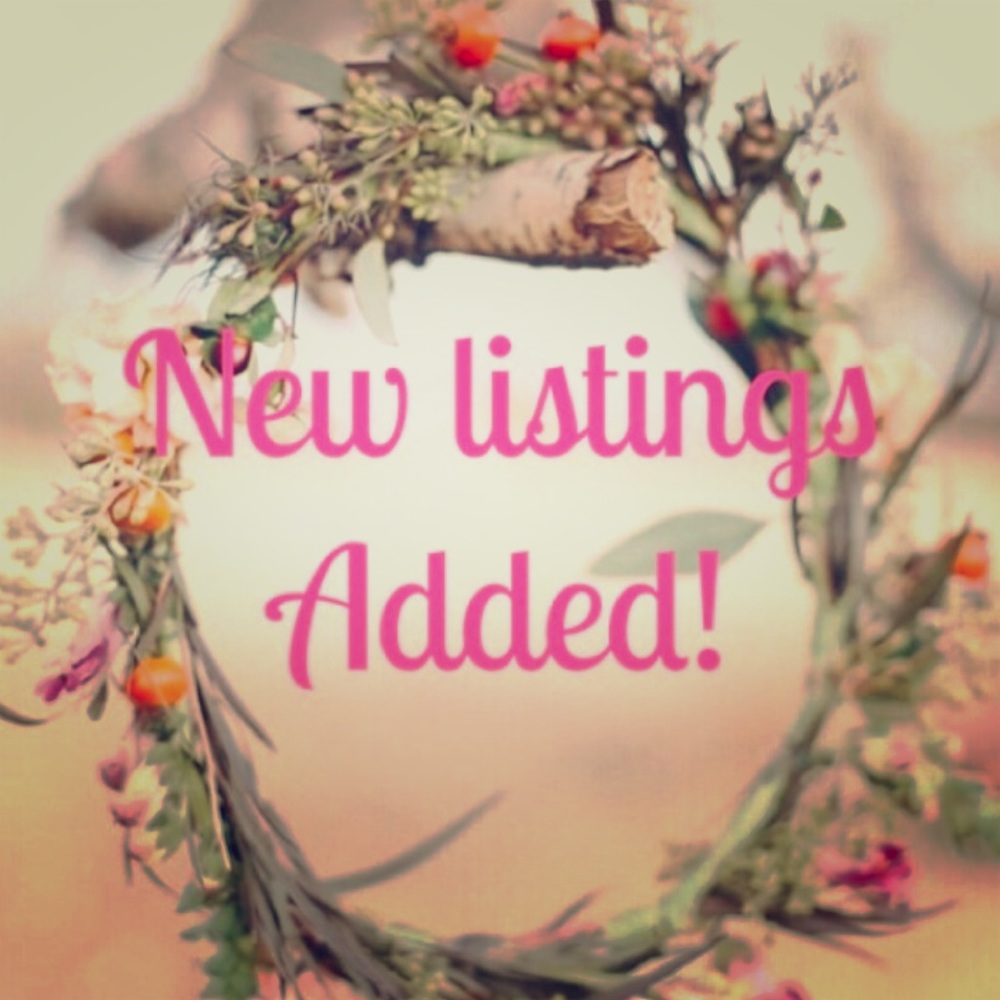 // new listings added //
