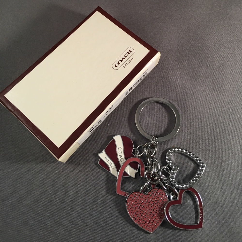 Coach Hearts Keychain ❤️❤️
