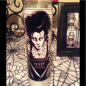 Gothic Edward scissor hands candle