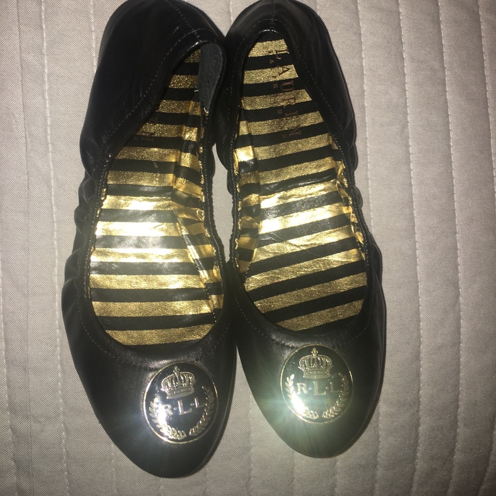Ralph Lauren leather flats