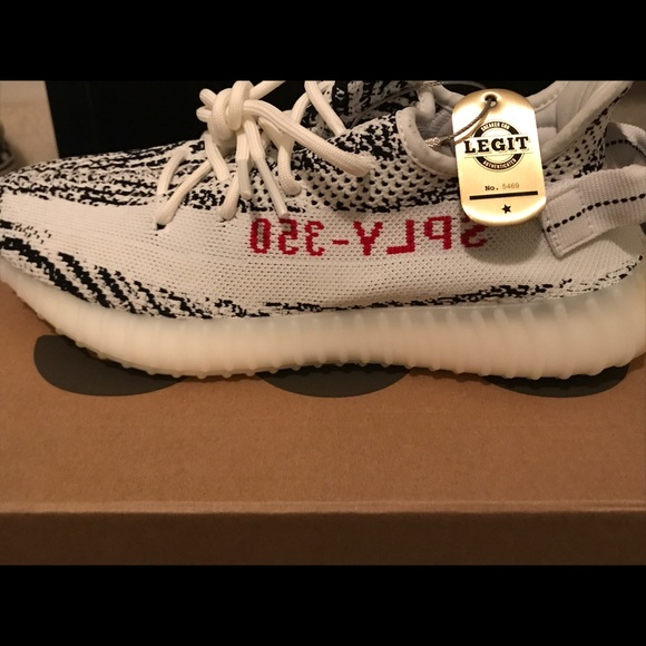 Zebra v2 350 yeezys. Deadstock. Size 9. - Picture 5 of 7