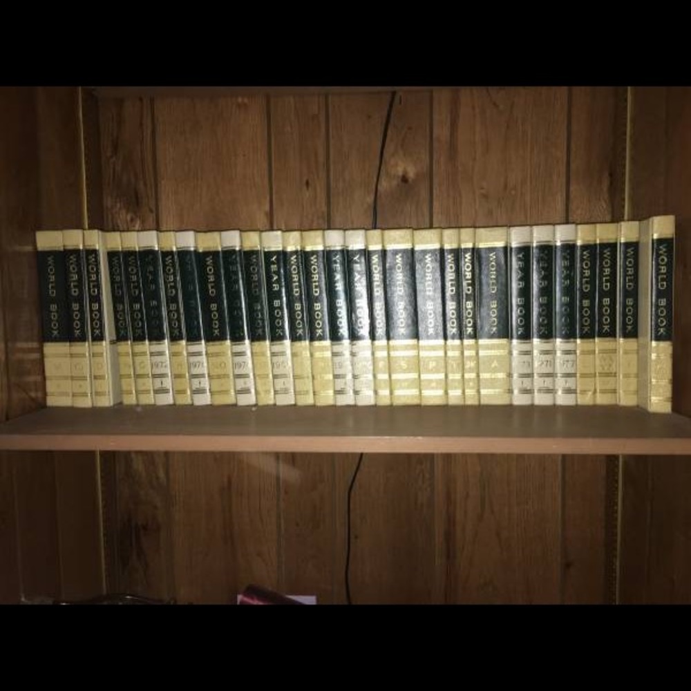The World Book Of Encyclopedias! And year books!