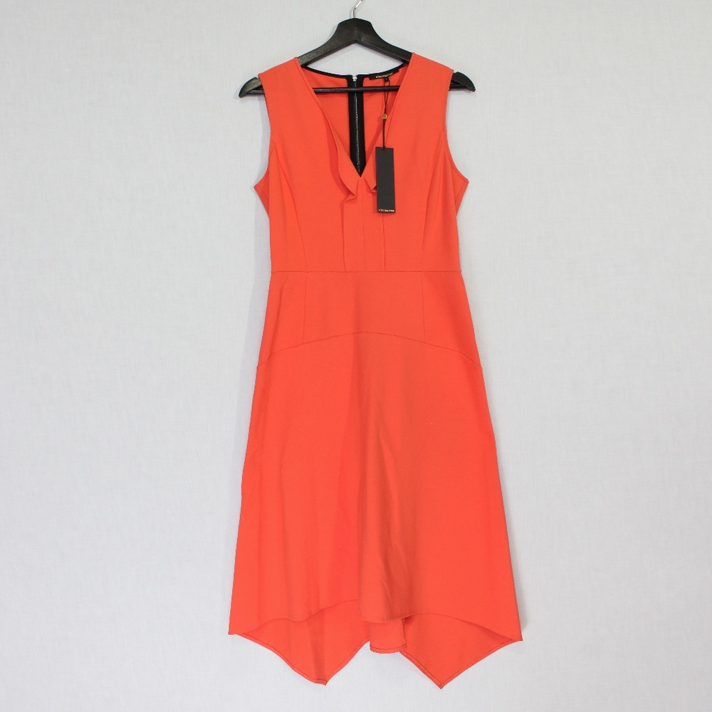 NWT Kobi Halperin Jill Ponte Hi-Lo Dress