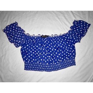 Cute Polka Dot Crop Top