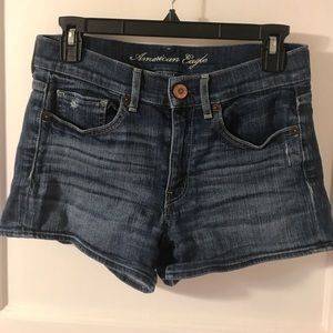 American Eagle High Waisted Stretch Denim Shorts
