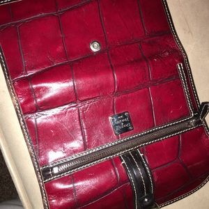 Dooney & Bourke Red Croc Wallet