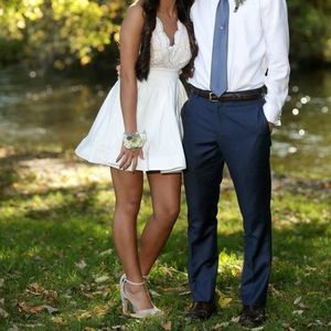 White homecoming/prom dress!