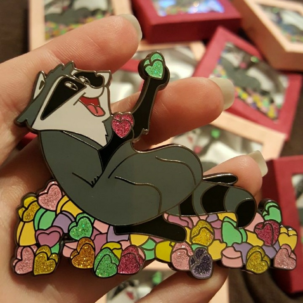 Fantasy Meeko Disney Pin