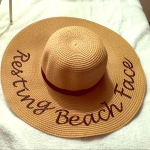 Marcus Adler "Resting Beach Face" wide brim hat