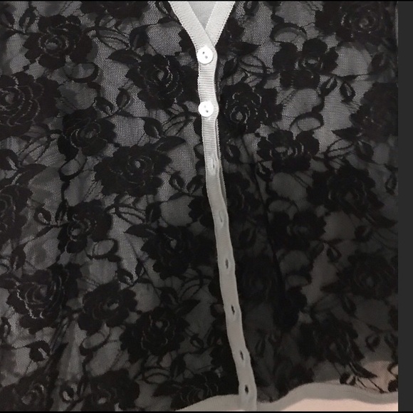 100% Silk Lace Cardigan Size S - Picture 4 of 4